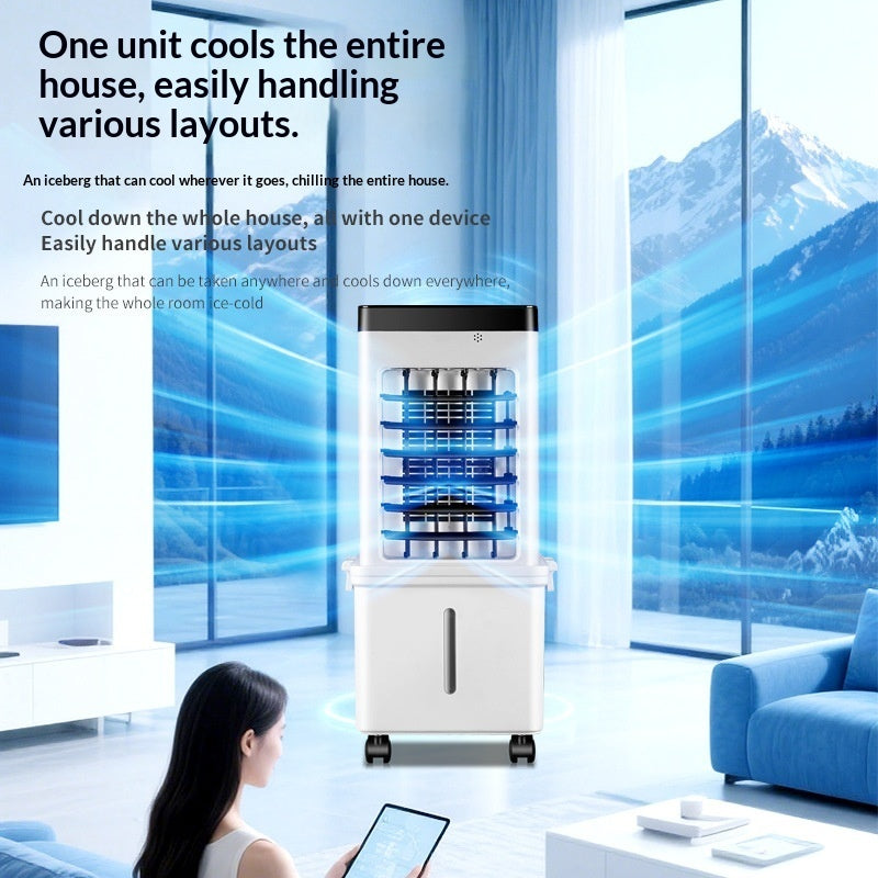 Mini ventilateur portable oscillant MalinShop - vue principale